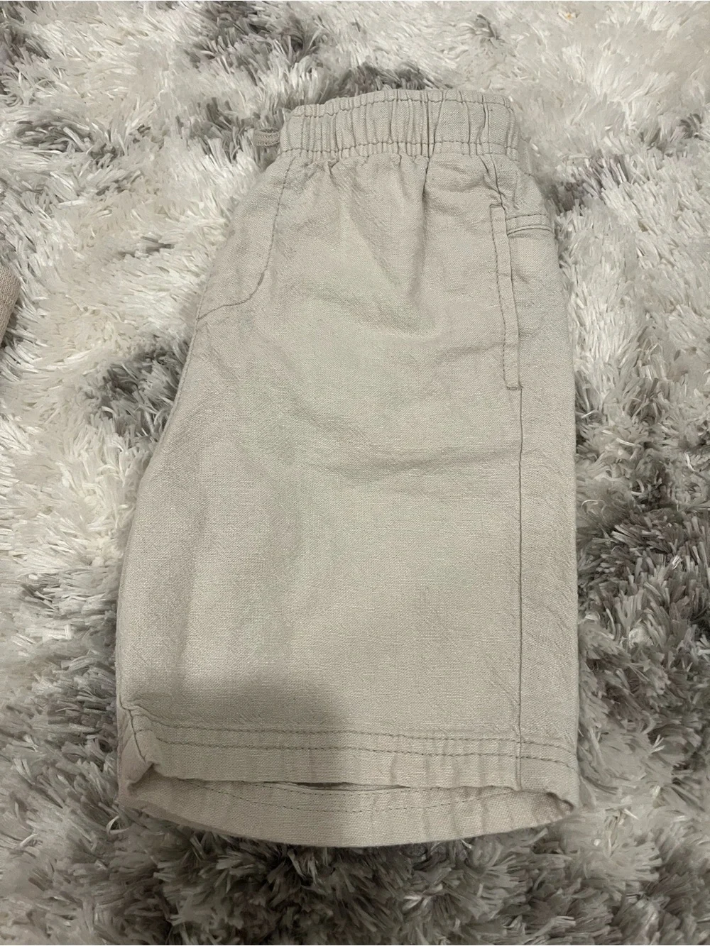 Old Navy Neutral Beige Short-Sleeve Henley Set